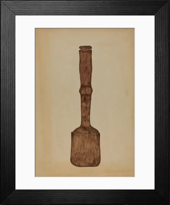 Framed Print : Masher, 1935 / 1942. Creator: Unknown Framed Print : Masher, 1935 / 1942. Creator: Unknown