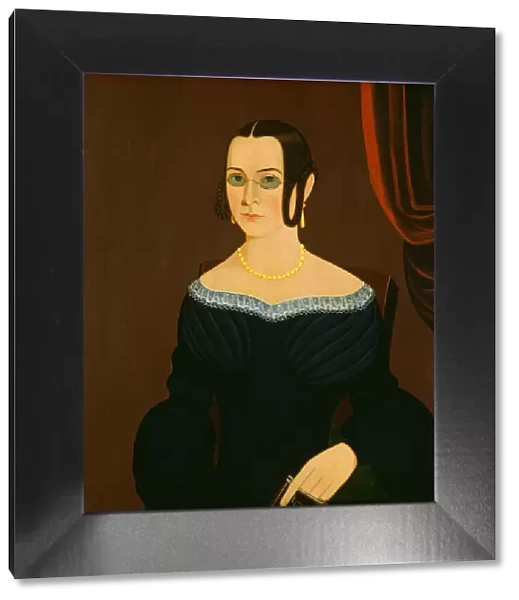 Lady Wearing Spectacles, c. 1840. Creator: Unknown