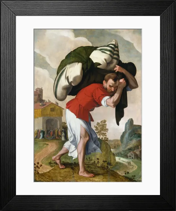 Framed Print : The Healing of the Paralytic, c. 1560 / 1590. Creator: Unknown Framed Print : The Healing of the Paralytic, c. 1560 / 1590. Creator: Unknown