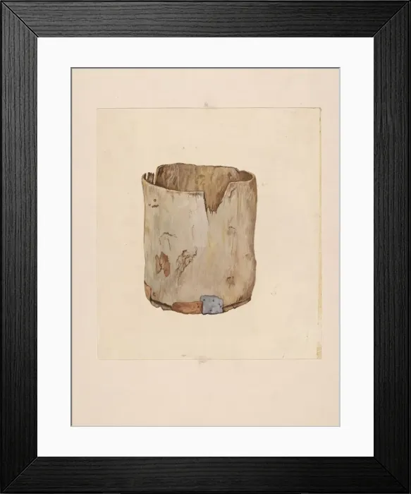 Framed Print : Pioneer Bath Tub, 1935 / 1942. Creator: Unknown Framed Print : Pioneer Bath Tub, 1935 / 1942. Creator: Unknown