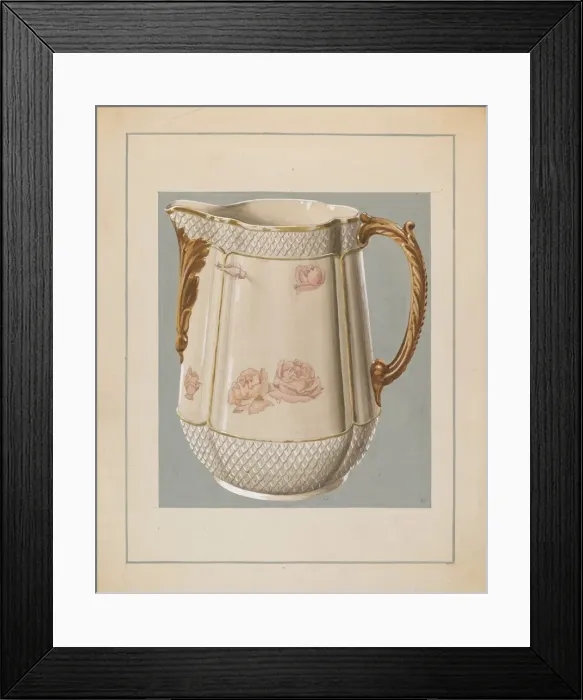Framed Print : Pitcher, c. 1936. Creator: Unknown Framed Print : Pitcher, c. 1936. Creator: Unknown