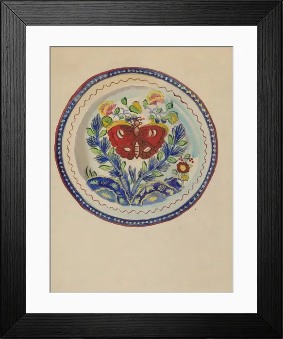 Framed Print : Plate, 1935 / 1942. Creator: Unknown Framed Print : Plate, 1935 / 1942. Creator: Unknown