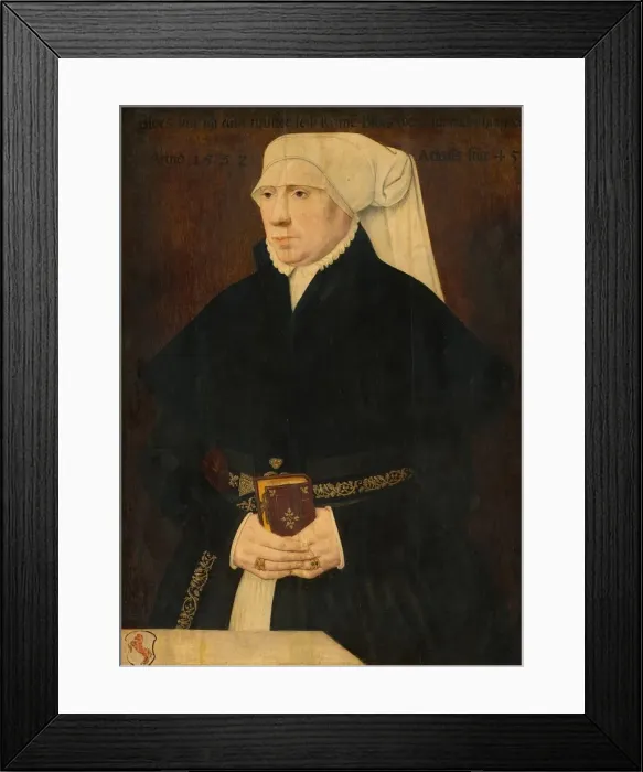 Framed Print : Portrait of a Lady, 1532. Creator: Unknown Framed Print : Portrait of a Lady, 1532. Creator: Unknown