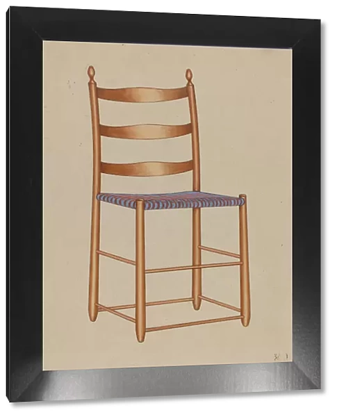 Shaker Chair, 1935  /  1942. Creator: Unknown