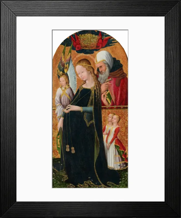 Framed Print : The Expectant Madonna with Saint Joseph, c. 1425 / 1450. Creator: Unknown Framed Print : The Expectant Madonna with Saint Joseph, c. 1425 / 1450. Creator: Unknown