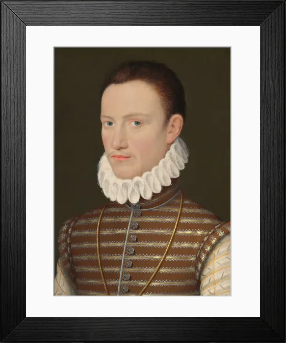 Framed Print : Portrait of a Nobleman, c. 1570. Creator: Unknown Framed Print : Portrait of a Nobleman, c. 1570. Creator: Unknown