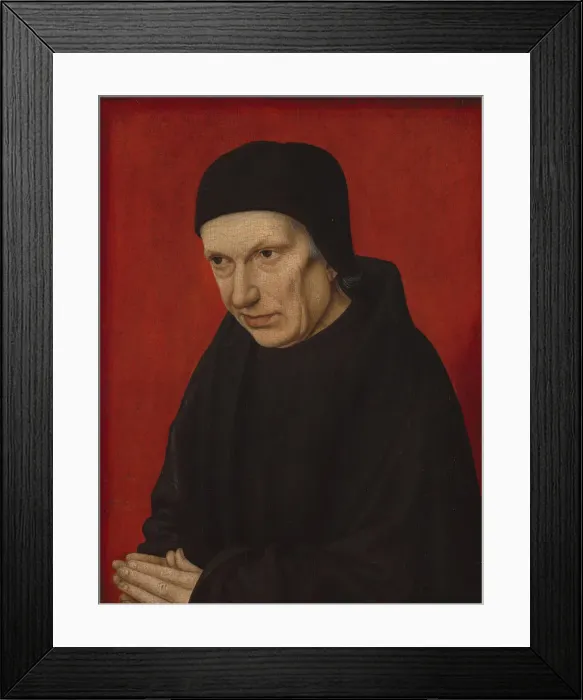 Framed Print : Portrait of an Ecclesiastic, c. 1480. Creator: Unknown Framed Print : Portrait of an Ecclesiastic, c. 1480. Creator: Unknown