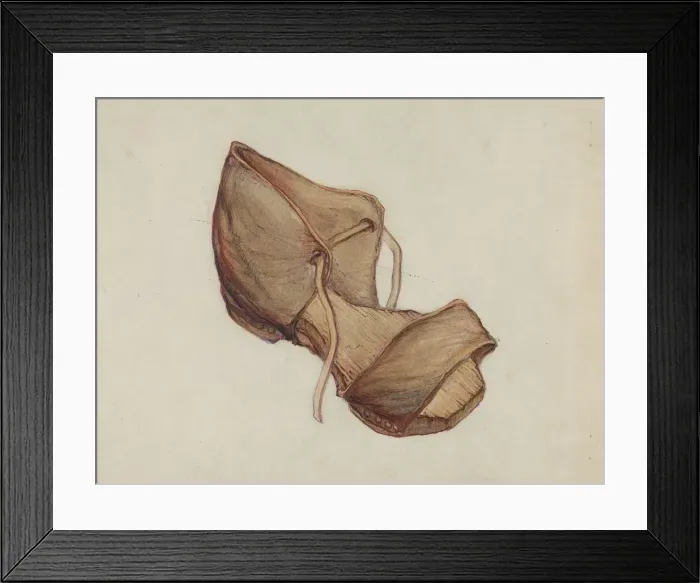 Framed Print : Shoe, 1935 / 1942. Creator: Unknown Framed Print : Shoe, 1935 / 1942. Creator: Unknown