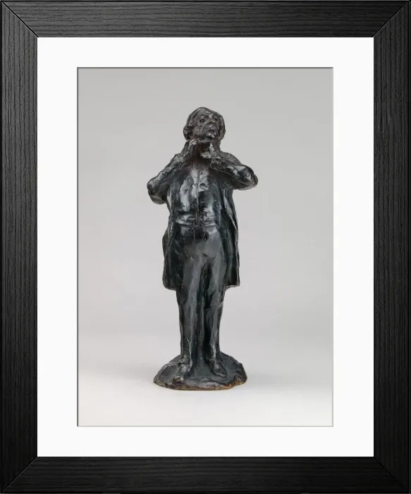 Framed Print : The Representative (Le representant noue sa cravate), model probably after 1860 Framed Print : The Representative (Le representant noue sa cravate), model probably after 1860