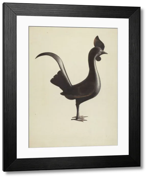 Framed Print : Small Iron Cock, c. 1940. Creator: Unknown Framed Print : Small Iron Cock, c. 1940. Creator: Unknown