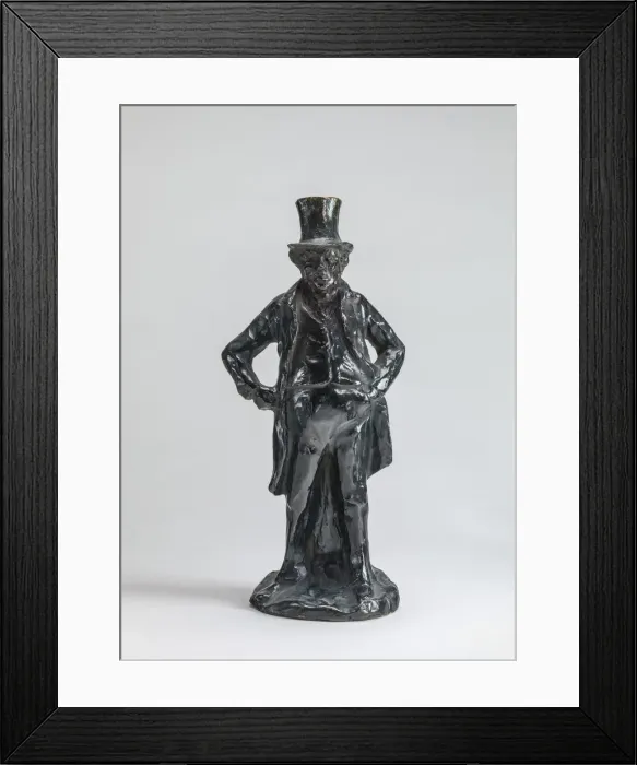 Framed Print : The Stroller (Le bourgeois qui flane), model probably after 1860 Framed Print : The Stroller (Le bourgeois qui flane), model probably after 1860