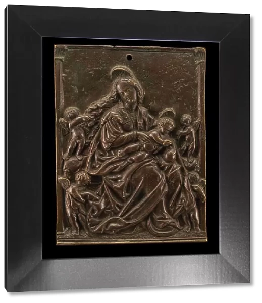 The Virgin & Child with Four Angels, early 16th century. Creator: Unknown