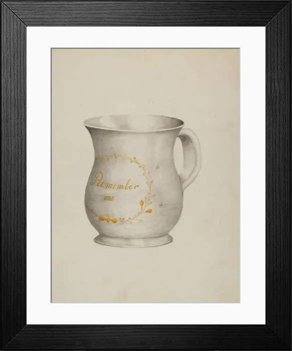 Framed Print : Mug, 1935 / 1942. Creator: Unknown Framed Print : Mug, 1935 / 1942. Creator: Unknown