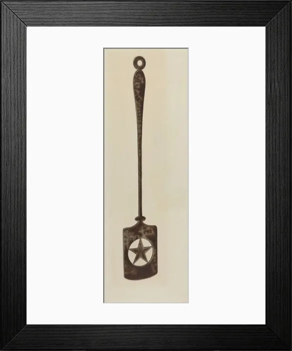 Framed Print : Steel Spatula, c. 1940. Creator: Unknown