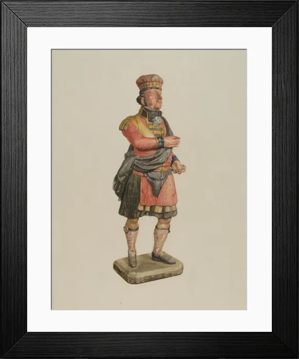 Framed Print : Tradesmans Sign: Highlander, 1935 / 1942. Creator: Unknown Framed Print : Tradesmans Sign: Highlander, 1935 / 1942. Creator: Unknown
