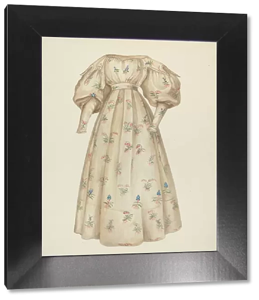Muslin Dress, 1935  /  1942. Creator: Unknown