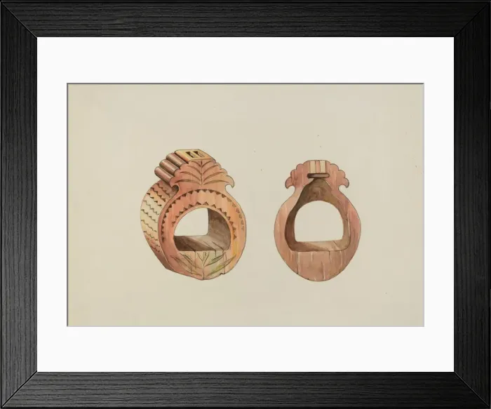 Framed Print : Stirrup, 1935 / 1942. Creator: Unknown Framed Print : Stirrup, 1935 / 1942. Creator: Unknown