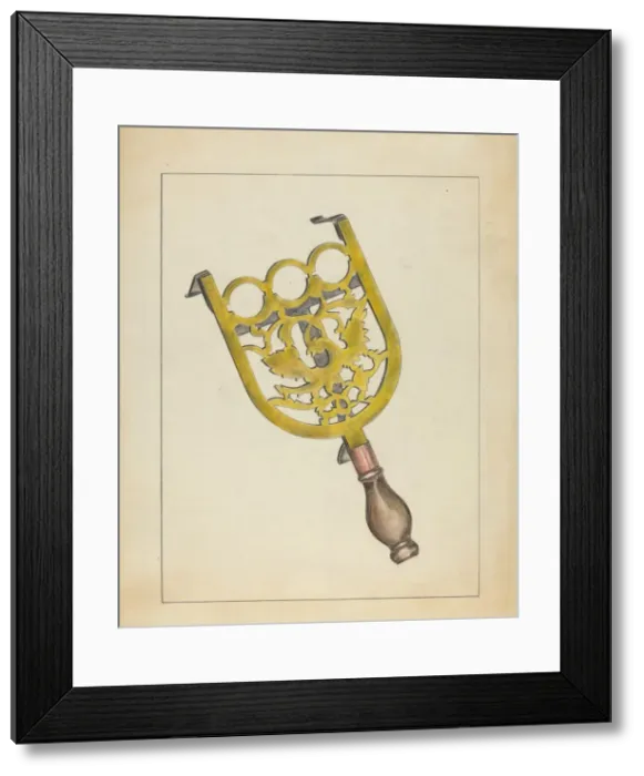 Framed Print : Trivet, 1935 / 1942. Creator: Unknown Framed Print : Trivet, 1935 / 1942. Creator: Unknown