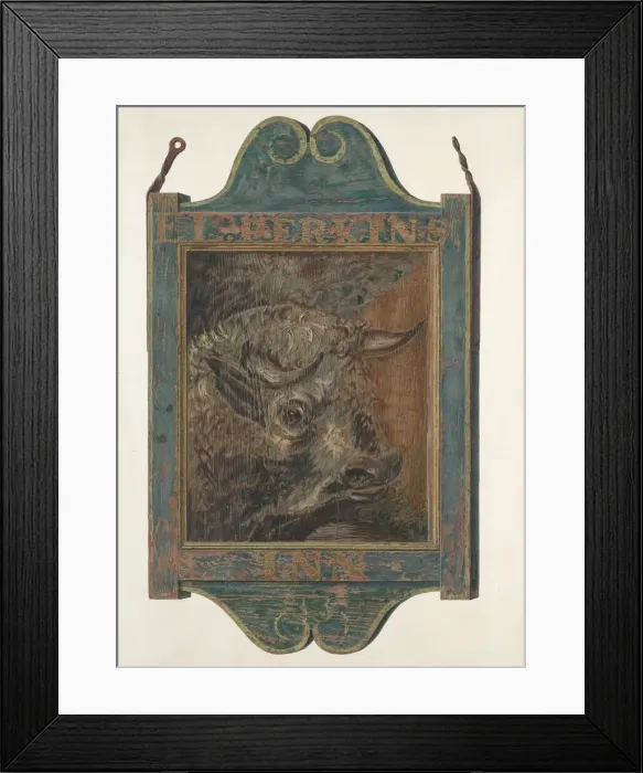 Framed Print : Tavern Sign, 1935 / 1942. Creator: Unknown Framed Print : Tavern Sign, 1935 / 1942. Creator: Unknown