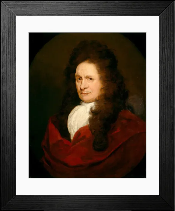 Framed Print : Portrait of a Man, late 17th century. Creator: Unknown Framed Print : Portrait of a Man, late 17th century. Creator: Unknown