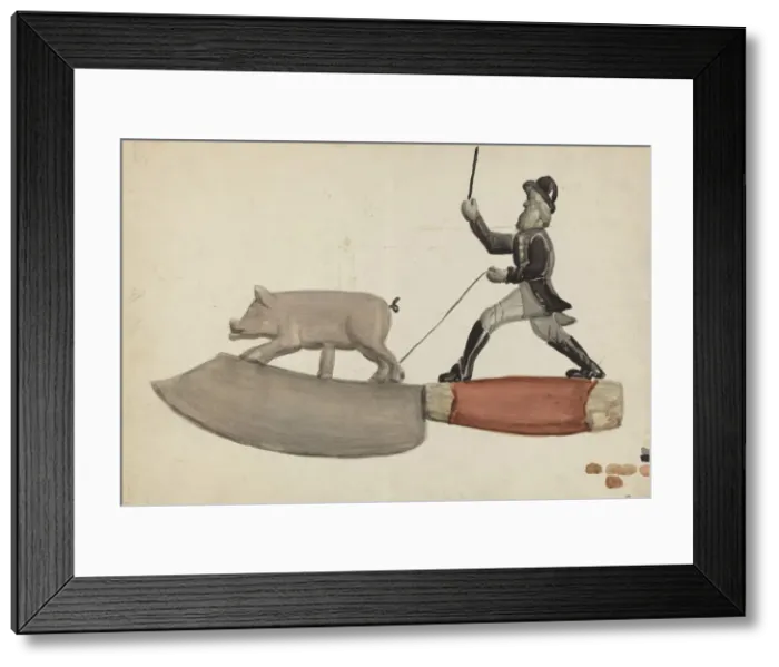 Framed Print : Sign, 1935 / 1942. Creator: Unknown Framed Print : Sign, 1935 / 1942. Creator: Unknown