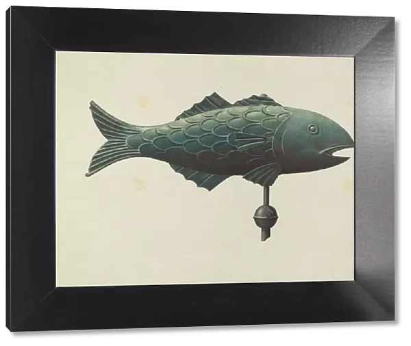 Weather Vane (Fish), 1935  /  1942. Creator: Unknown