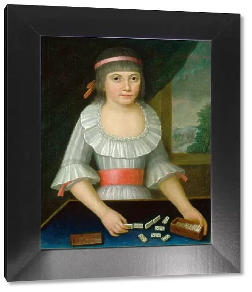 The Domino Girl, c. 1790. Creator: Unknown