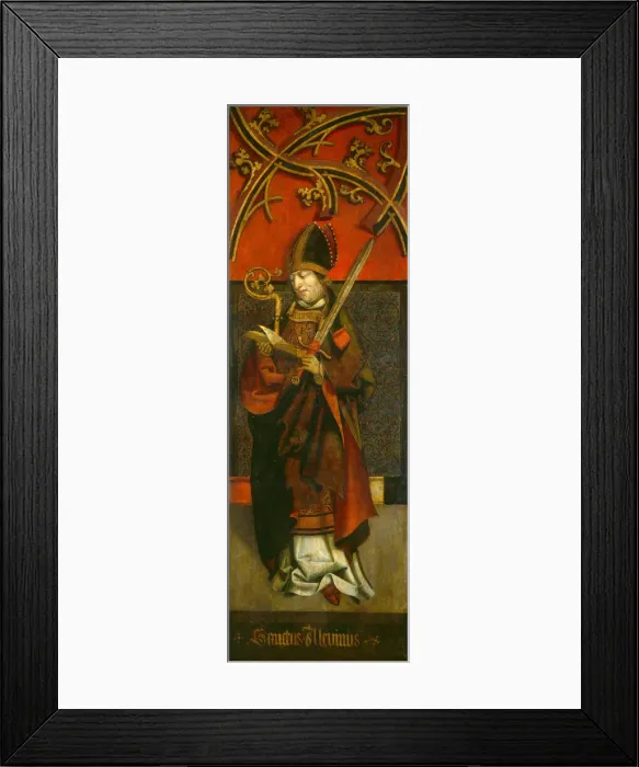 Framed Print : Saint Alcuin, c. 1500 / 1525. Creator: Unknown Framed Print : Saint Alcuin, c. 1500 / 1525. Creator: Unknown
