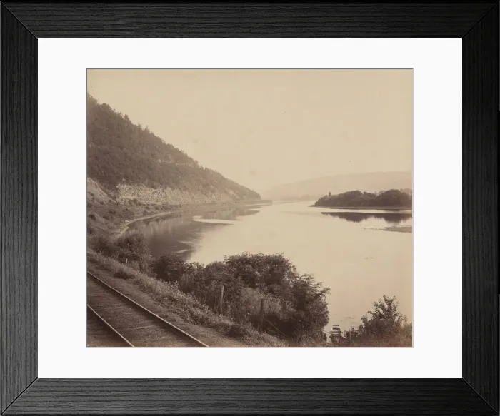 Framed Print : York Narrows, On The Susquehanna, c. 1895. Creator: William H Rau Framed Print : York Narrows, On The Susquehanna, c. 1895. Creator: William H Rau