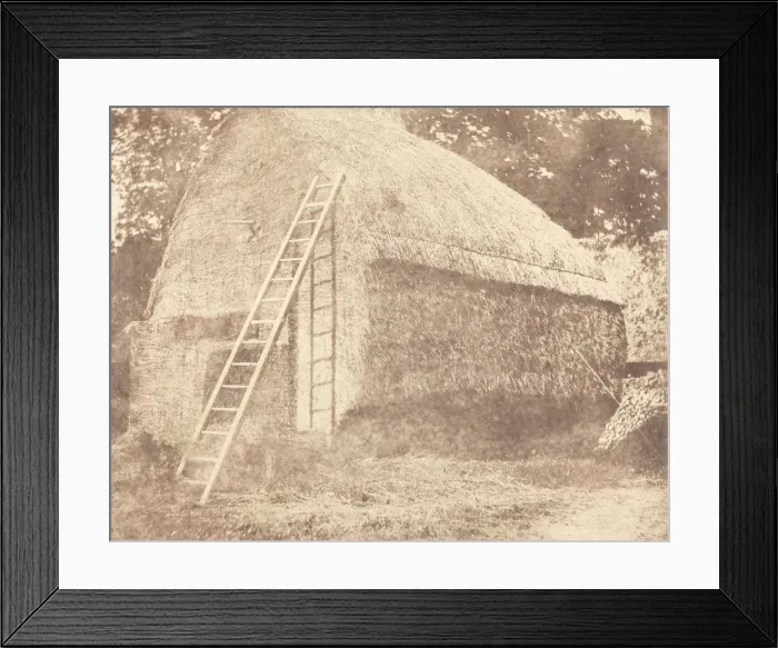 Framed Print : Haystack, 1844. Creator: William Henry Fox Talbot