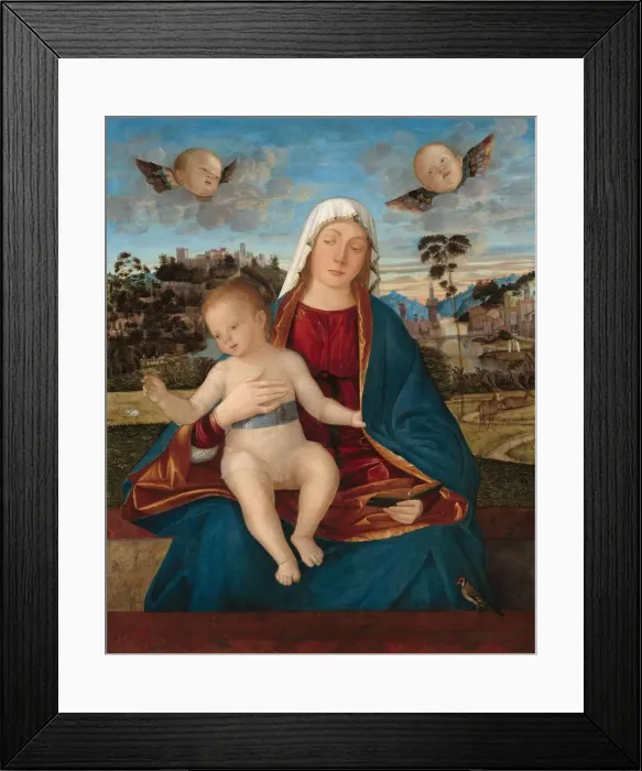Framed Print : Madonna and Child, c. 1505 / 1510. Creator: Vittore Carpaccio Framed Print : Madonna and Child, c. 1505 / 1510. Creator: Vittore Carpaccio