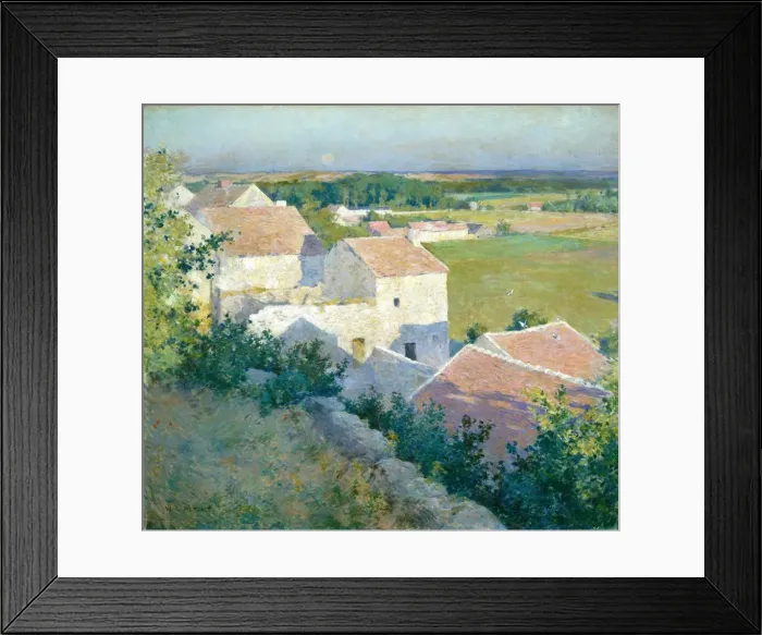 Framed Print : Midsummer Twilight, c. 1890. Creator: Willard Leroy Metcalf Framed Print : Midsummer Twilight, c. 1890. Creator: Willard Leroy Metcalf