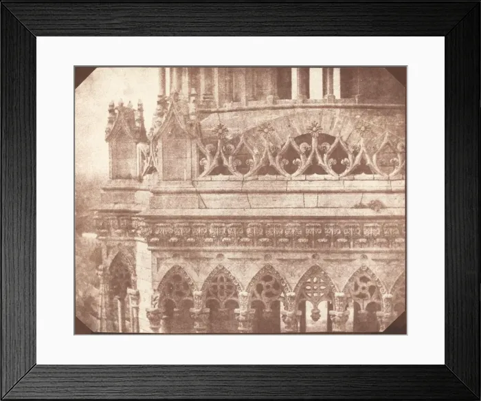 Framed Print : Orleans Cathedral, June 1843. Creator: William Henry Fox Talbot Framed Print : Orleans Cathedral, June 1843. Creator: William Henry Fox Talbot
