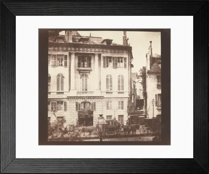 Framed Print : The Boulevards of Paris, 1843. Creator: William Henry Fox Talbot Framed Print : The Boulevards of Paris, 1843. Creator: William Henry Fox Talbot