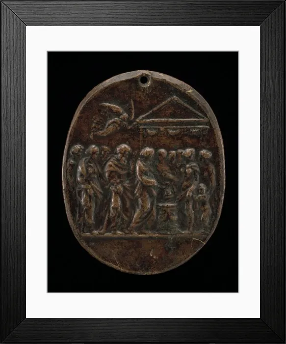 Framed Print : Antique Marriage Scene. Creator: Valerio Belli Framed Print : Antique Marriage Scene. Creator: Valerio Belli