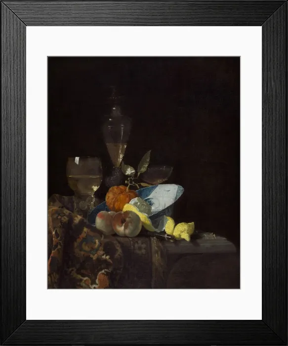 Framed Print : Still Life, c. 1660. Creator: Willem Kalf Framed Print : Still Life, c. 1660. Creator: Willem Kalf