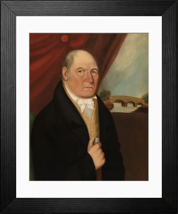 Framed Print : Clement Bonnell, c. 1825. Creator: William Bonnell Framed Print : Clement Bonnell, c. 1825. Creator: William Bonnell