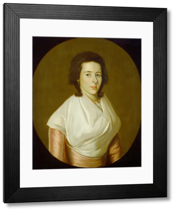 Framed Print : Mrs. Asa Benjamin, 1795. Creator: William Jennys