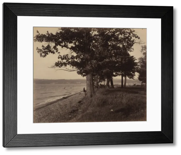 Framed Print : Cayuga Lake, Sheldrake, c. 1895. Creator: William H Rau Framed Print : Cayuga Lake, Sheldrake, c. 1895. Creator: William H Rau
