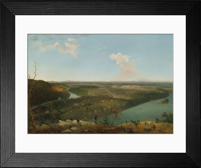 Framed Print : Maryland Heights: Siege of Harpers Ferry, 1863. Creator: William MacLeod Framed Print : Maryland Heights: Siege of Harpers Ferry, 1863. Creator: William MacLeod