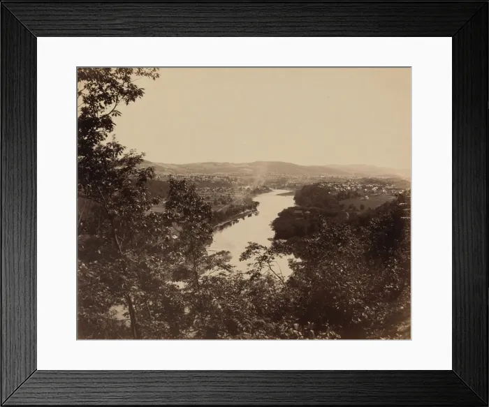 Framed Print : Easton and Weygat Mountain, c. 1895. Creator: William H Rau Framed Print : Easton and Weygat Mountain, c. 1895. Creator: William H Rau