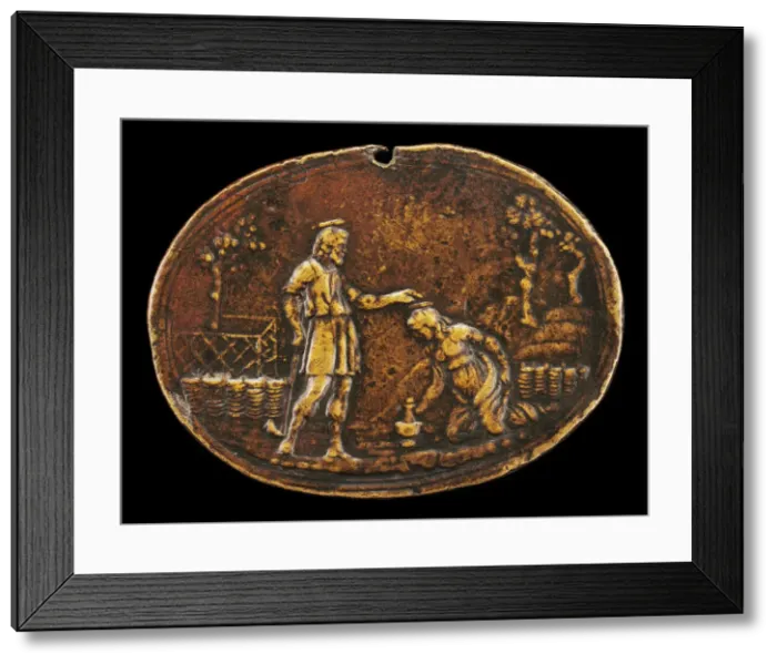 Framed Print : Noli Me Tangere. Creator: Valerio Belli Framed Print : Noli Me Tangere. Creator: Valerio Belli
