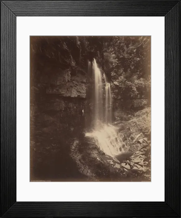 Framed Print : Glen Onoko, Onoko Falls, c. 1895. Creator: William H Rau Framed Print : Glen Onoko, Onoko Falls, c. 1895. Creator: William H Rau