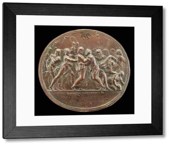 Framed Print : The Betrayal of Christ, 1525 or after. Creator: Valerio Belli Framed Print : The Betrayal of Christ, 1525 or after. Creator: Valerio Belli