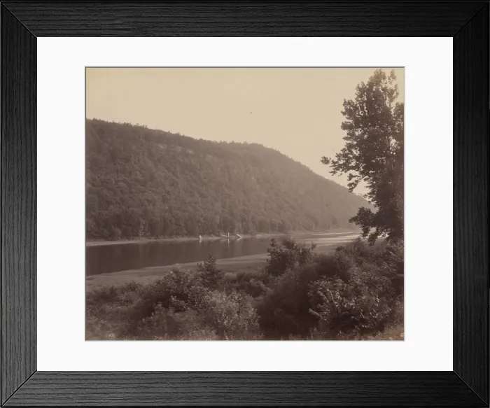 Framed Print : Susquehanna at Standing Stone, c. 1895. Creator: William H Rau