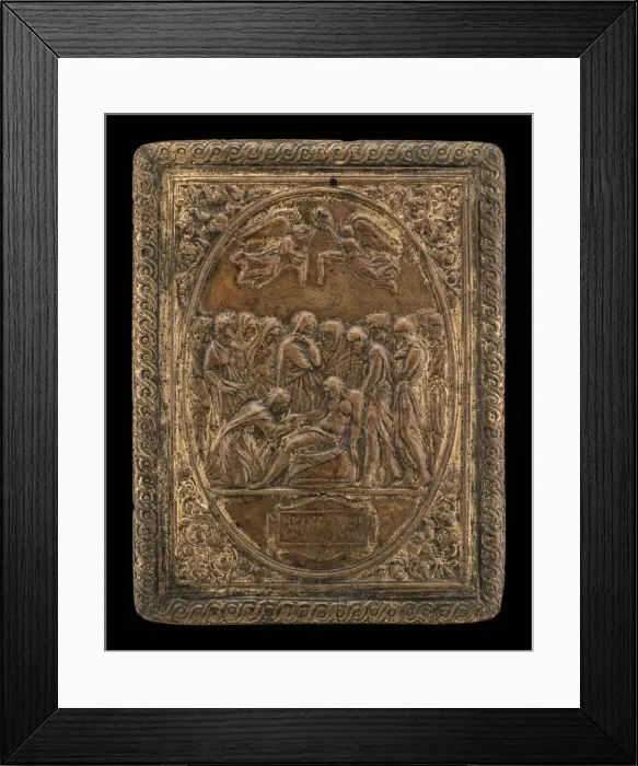 Framed Print : The Entombment. Creator: Valerio Belli Framed Print : The Entombment. Creator: Valerio Belli