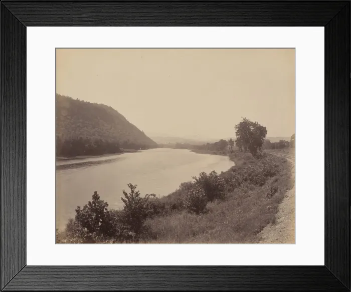 Framed Print : Susquehanna at Standing Stone, c. 1895. Creator: William H Rau Framed Print : Susquehanna at Standing Stone, c. 1895. Creator: William H Rau