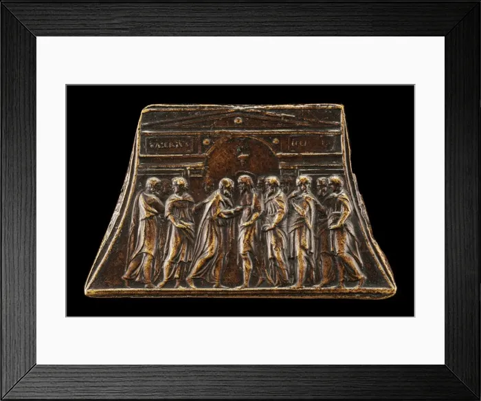Framed Print : The Incredulity of Saint Thomas. Creator: Valerio Belli Framed Print : The Incredulity of Saint Thomas. Creator: Valerio Belli