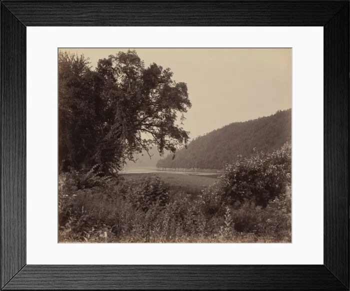 Framed Print : The Susquehanna Near Wyalusing, c. 1895. Creator: William H Rau Framed Print : The Susquehanna Near Wyalusing, c. 1895. Creator: William H Rau