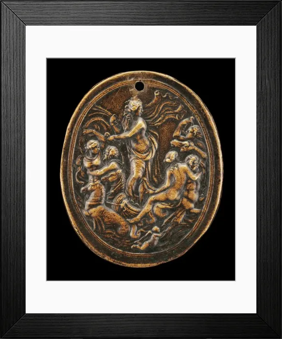 Framed Print : The Triumph of Amphitrite. Creator: Valerio Belli Framed Print : The Triumph of Amphitrite. Creator: Valerio Belli